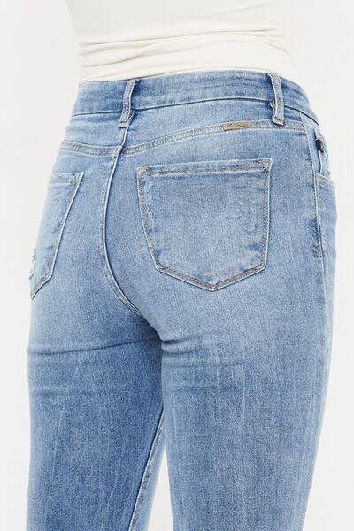 Kancan High Waist Cat's Whiskers Skinny Jeans Shop One Place