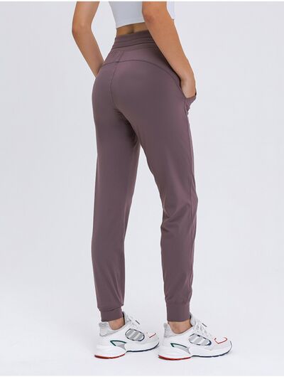 Double Take Tied Joggers with Pockets Shop One Place