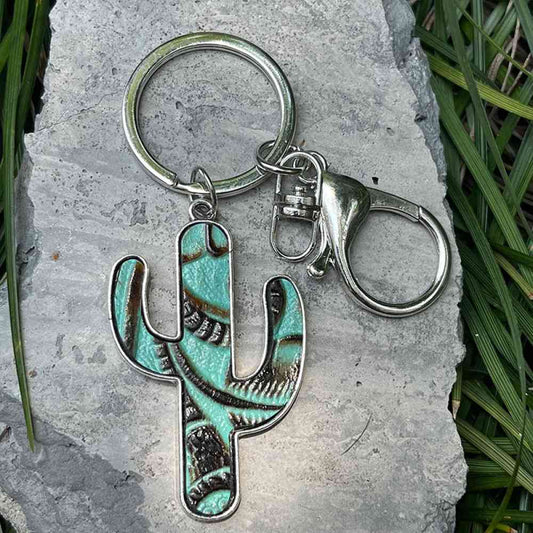 Cactus Shape Key Chain Shop One Place