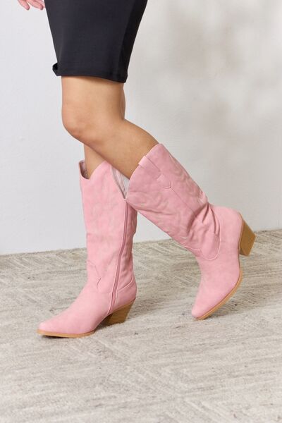 Forever Link Knee High Cowboy Boots Shop One Place