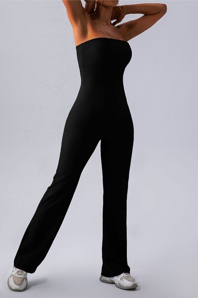 Sleeveless Straight Active Jumpsuit Shop One Place