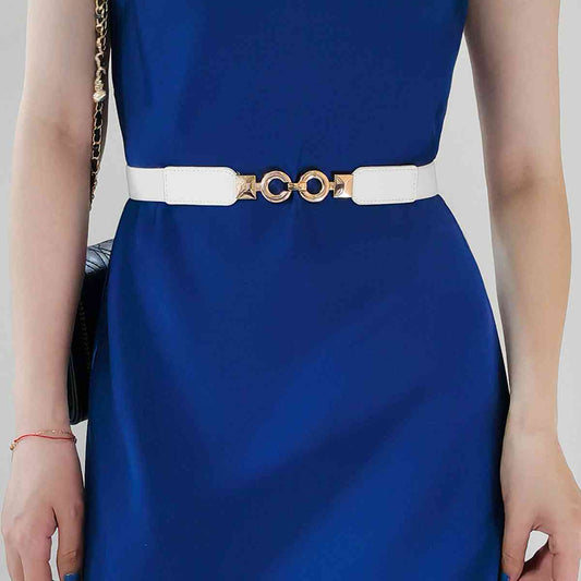 Alloy Buckle Elastic Belt Shop One Place