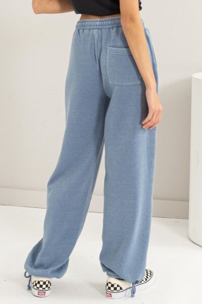 HYFVE Stitched Design Drawstring Sweatpants Shop One Place