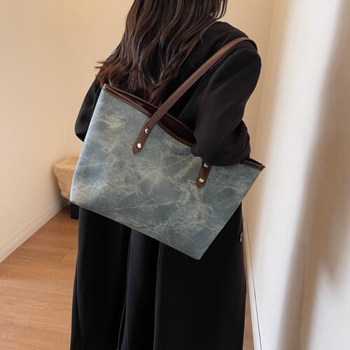 PU Leather Tote Bag Shop One Place