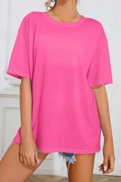 SUN SHINE ON MY MIND Round Neck T-Shirt Shop One Place