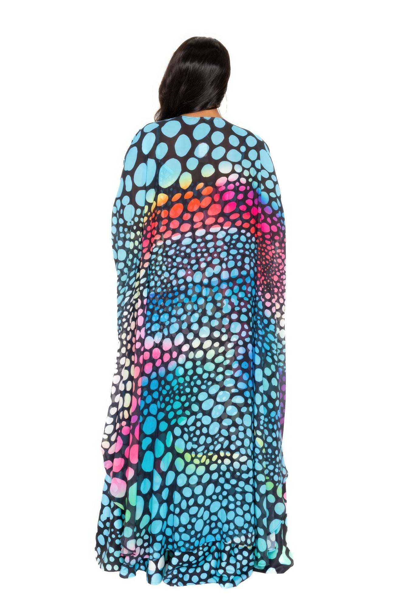 Dot Robe With Wrist Band Shop One Place