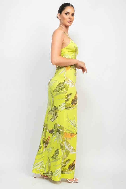 Scoop Tropical Print Maxi Dress Shop One Place