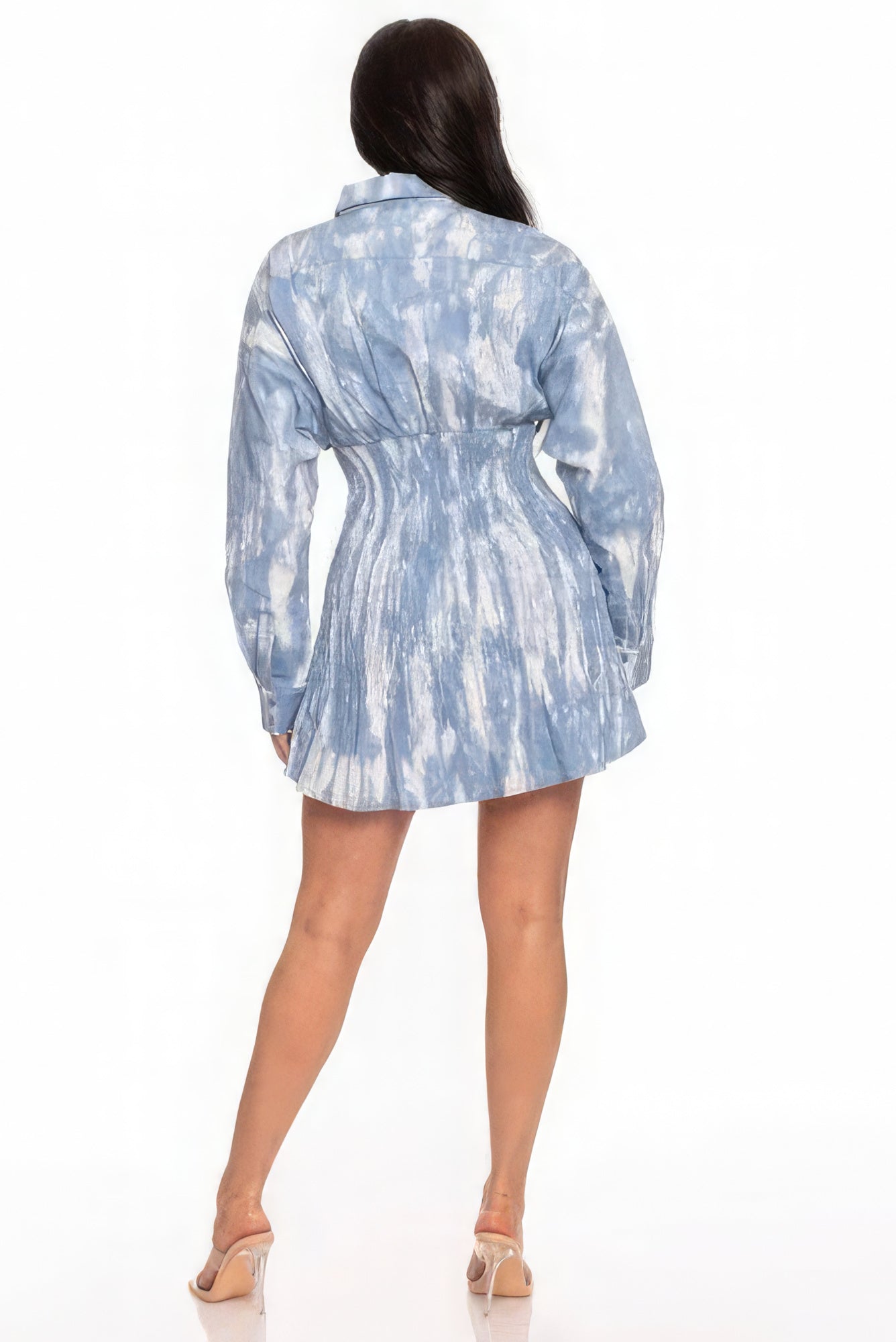 Tie Dye Mini Dress Shop One Place