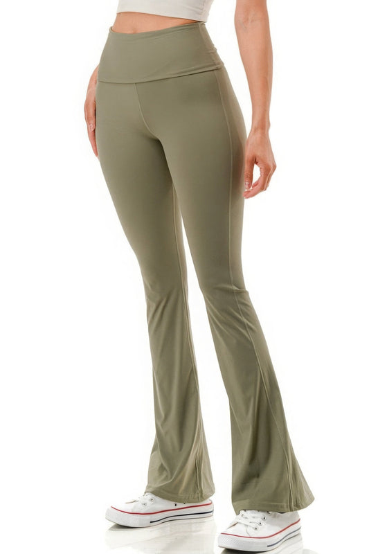 Super High Waist Premium Yoga Flare Pants Shop One Place