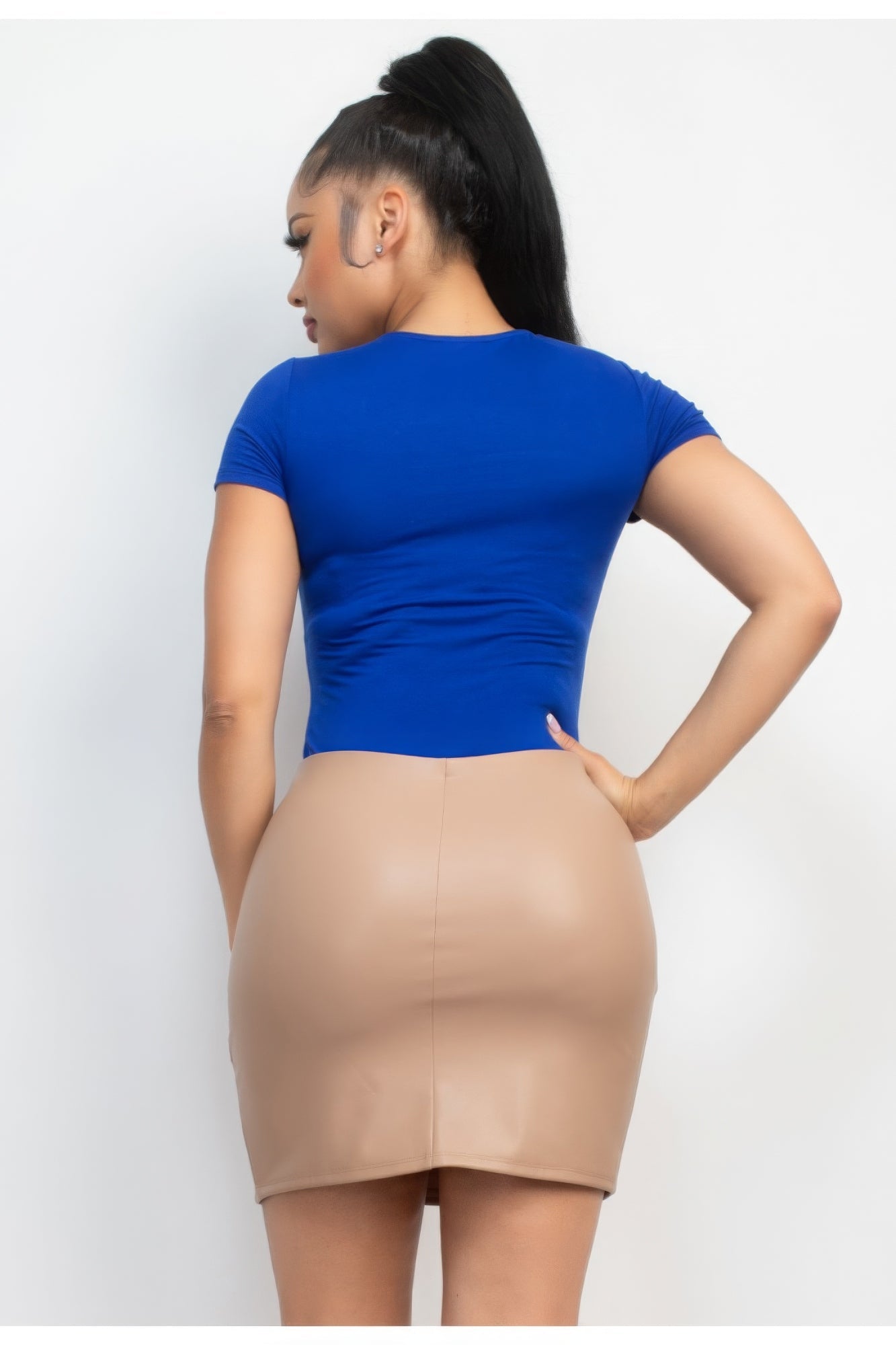 Cut-out Double Layer Top Shop One Place
