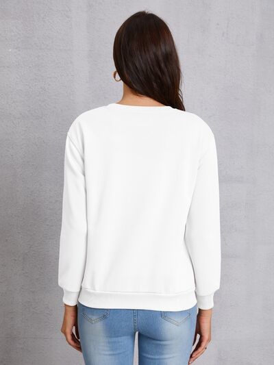 IT'S ST. PATRICK'S DAY Graphic Round Neck Sweatshirt Shop One Place
