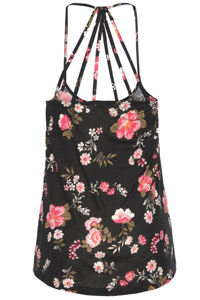Floral Spaghetti Strap Cami Shop One Place