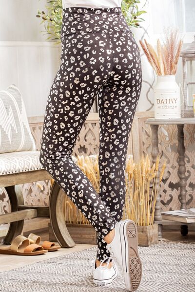 Heimish Full Size Leopard High Waist Leggings Shop One Place
