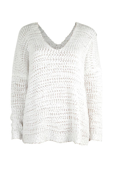Single Shoulder Long Sleeve Sweater Shop One Place