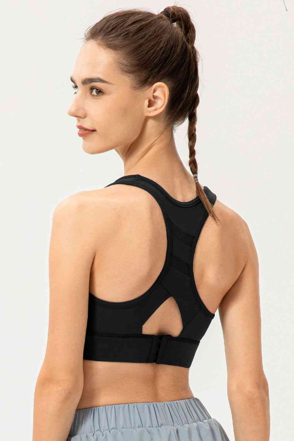 Scoop Neck Long Sports Bra Shop One Place