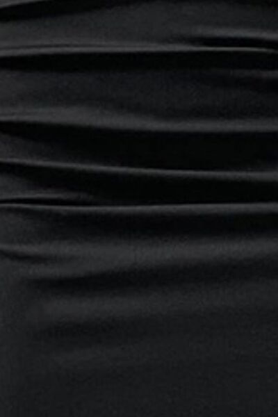 Ruched Maxi Trumpet Skirt Shop One Place