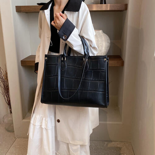 PU Leather Tote Bag Shop One Place