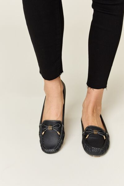Forever Link Slip On Bow Flats Loafers Shop One Place