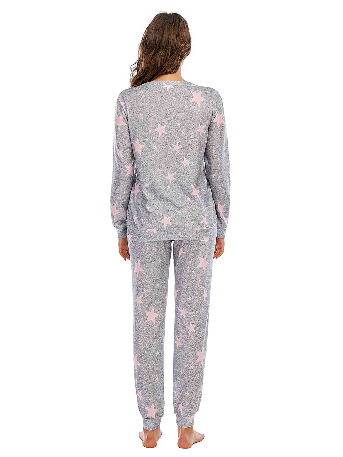 Star Top and Pants Lounge Set Shop One Place