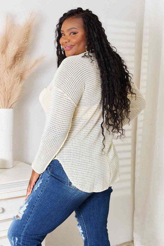 Culture Code Full Size Scoop Neck Patch Pocket Top Shop One Place