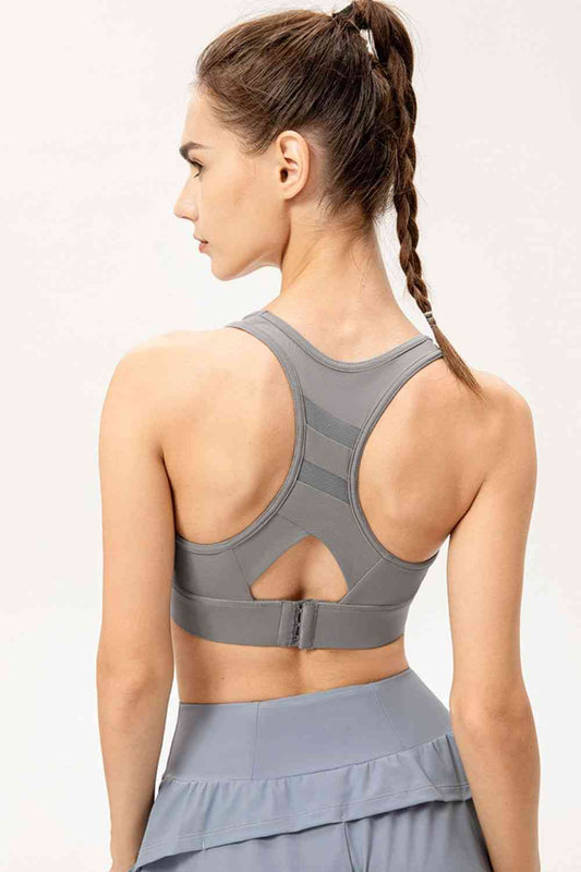 Scoop Neck Long Sports Bra Shop One Place