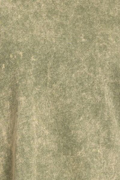 Zenana Heathered Round Neck Short Sleeve Blouse Shop One Place