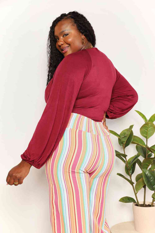 Culture Code Full Size V-Neck Bodysuit Shop One Place