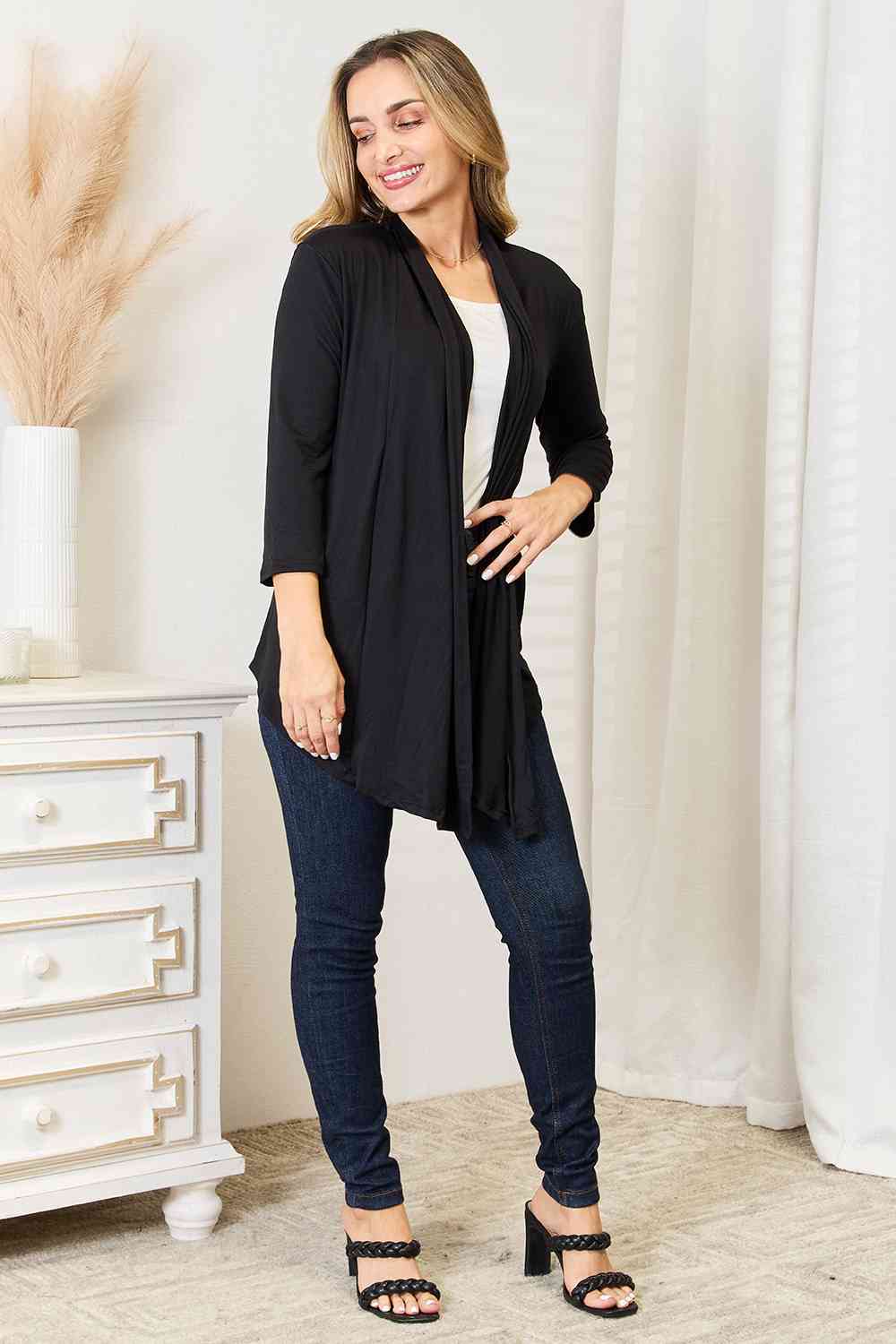 Culture Code Full Size Open Front Cardigan Shop One Place