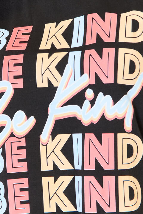 Simply Love BE KIND Graphic Round Neck T-Shirt Shop One Place
