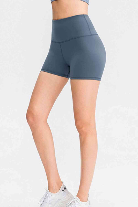 Wide Waistband Sports Shorts Shop One Place