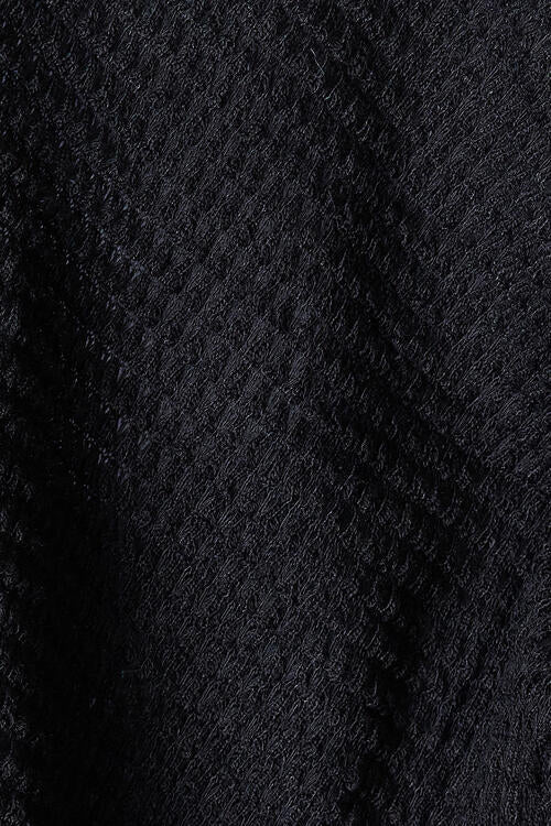 Zenana Full Size Round Neck High-Low Slit Knit Top Shop One Place