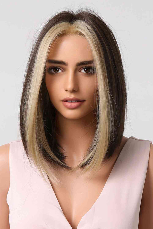 13*1" Full-Machine Wigs Synthetic Mid-length Straight 9" Shop One Place