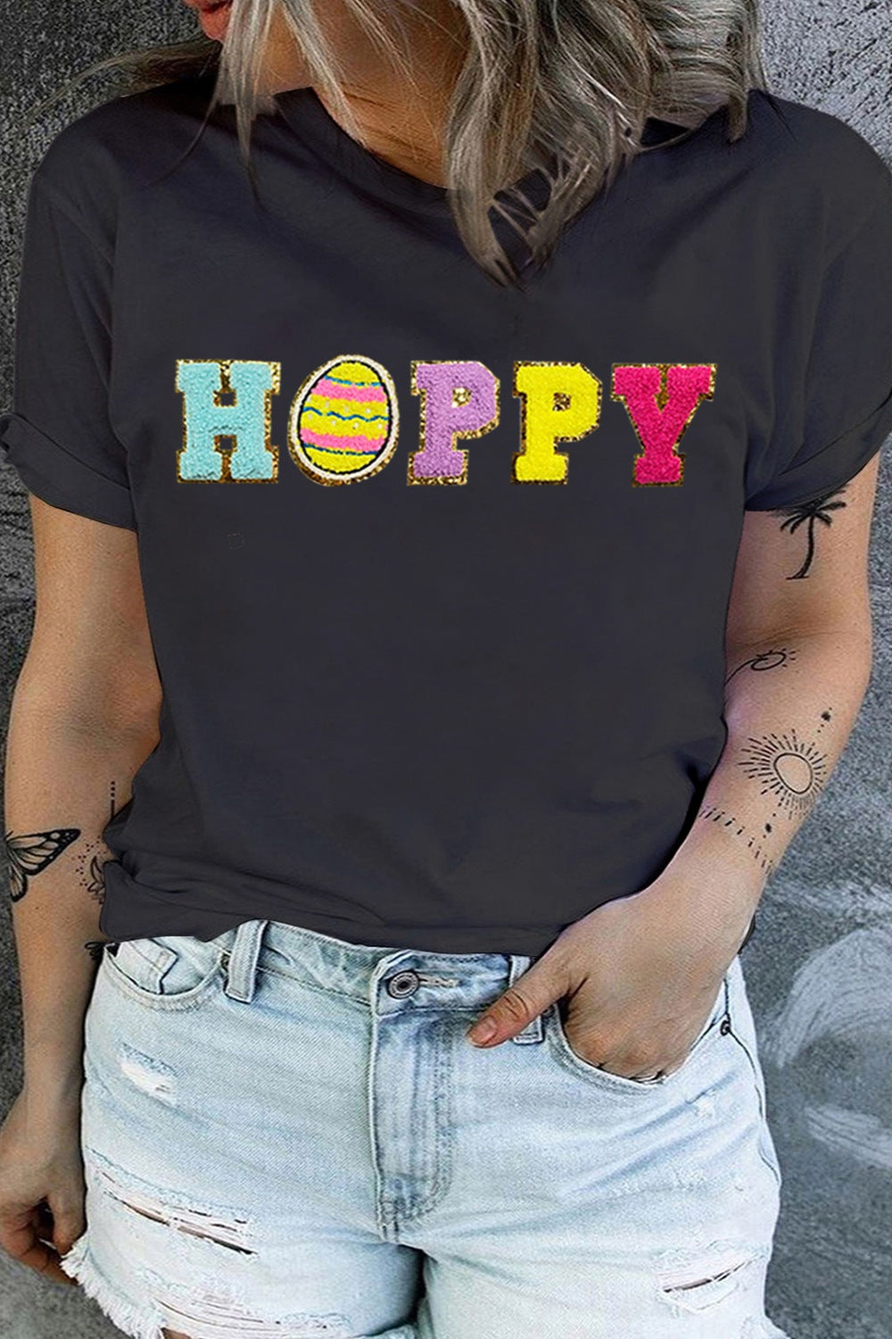 Plus Size Round Neck Short Sleeve T-Shirt Shop One Place