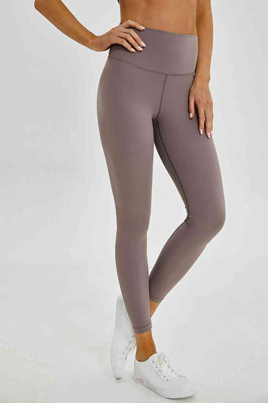 Wide Seamless Band Waist Sports Leggings Shop One Place