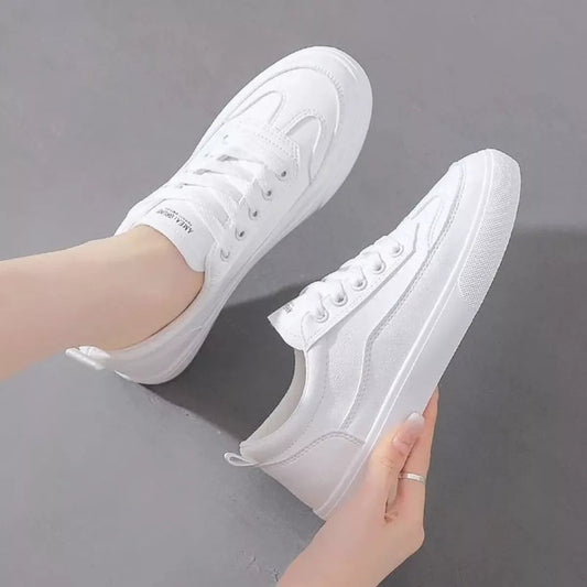 Round Toe Platform Sneakers  Shop One Place