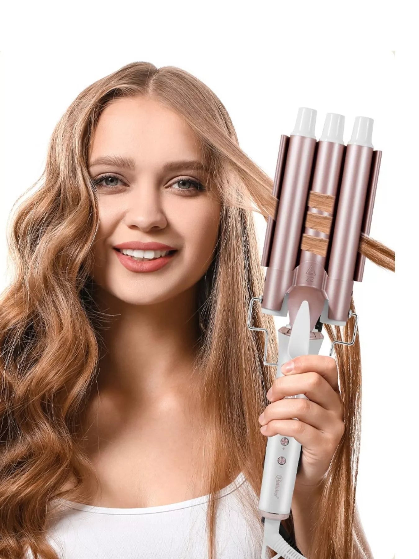 3-Barrel Hair Curling Iron  Shop One Place