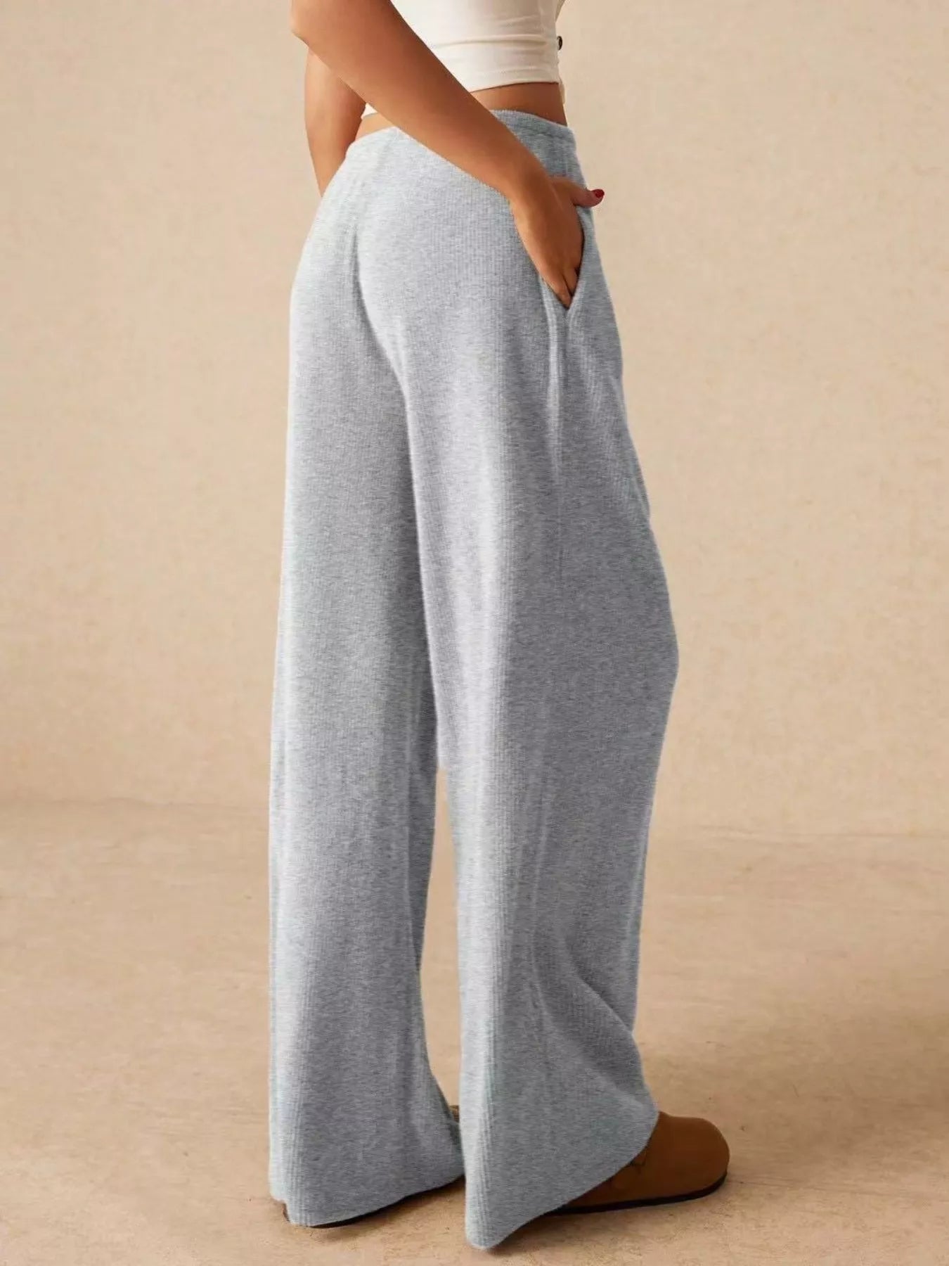 Drawstring Wide Leg Pants  Shop One Place