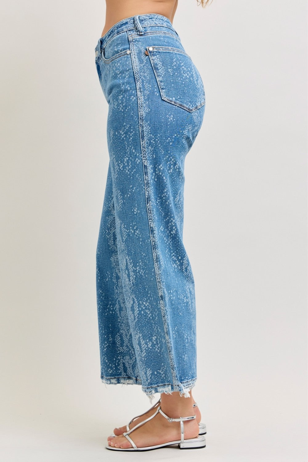 Judy Blue High Rise Ankle Wide Leg Jeans  Shop One Place