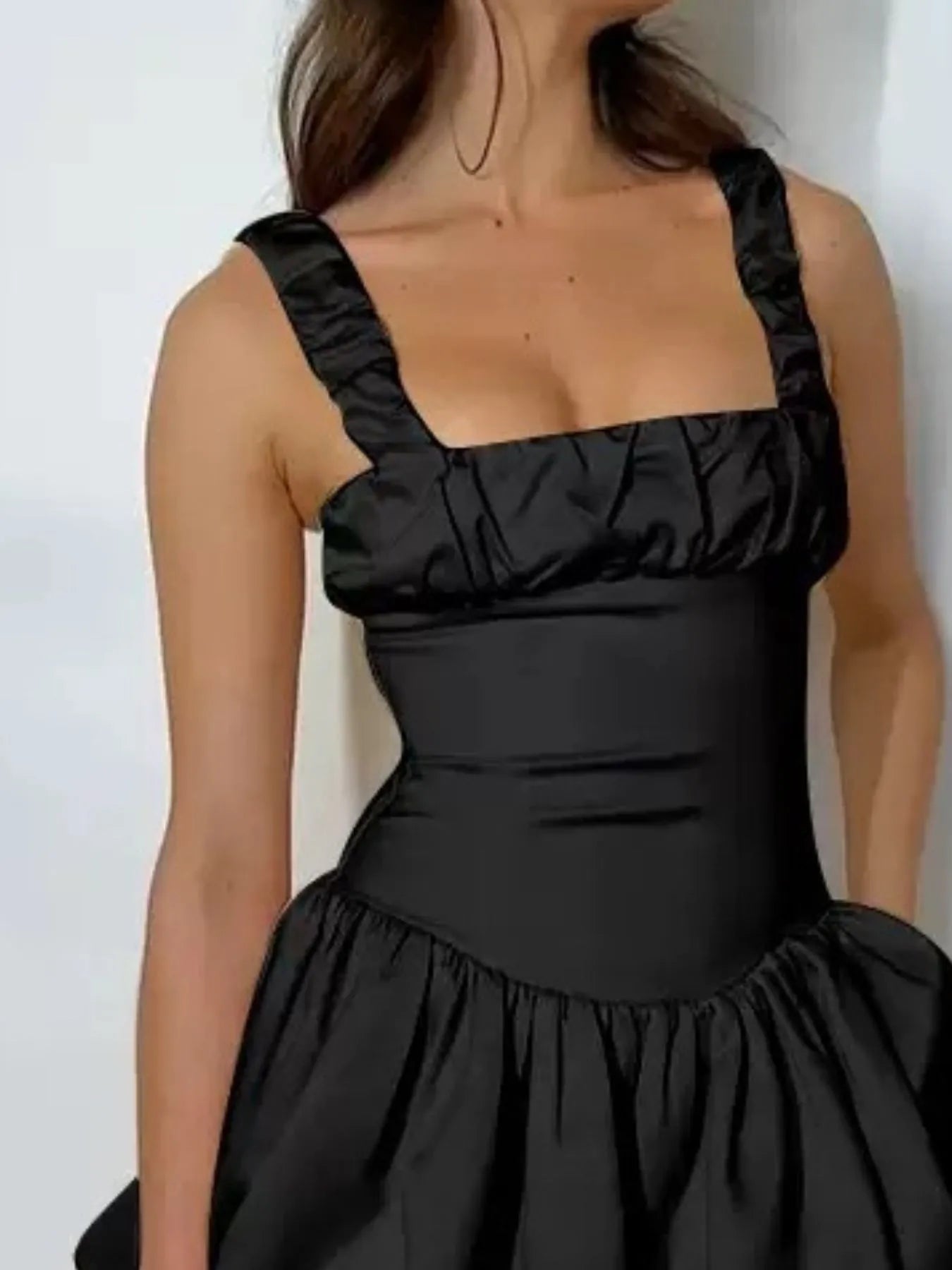 Bubble Hem Mini Dress  Shop One Place