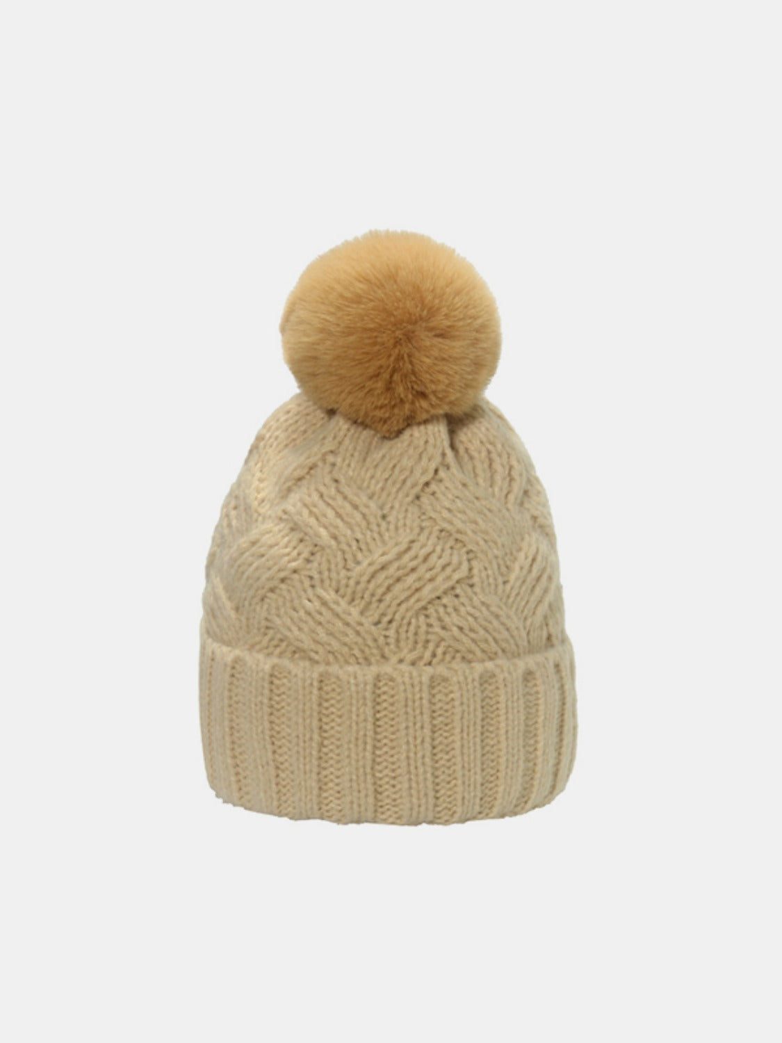 Roll Rim Cable-Knit Hat  Shop One Place