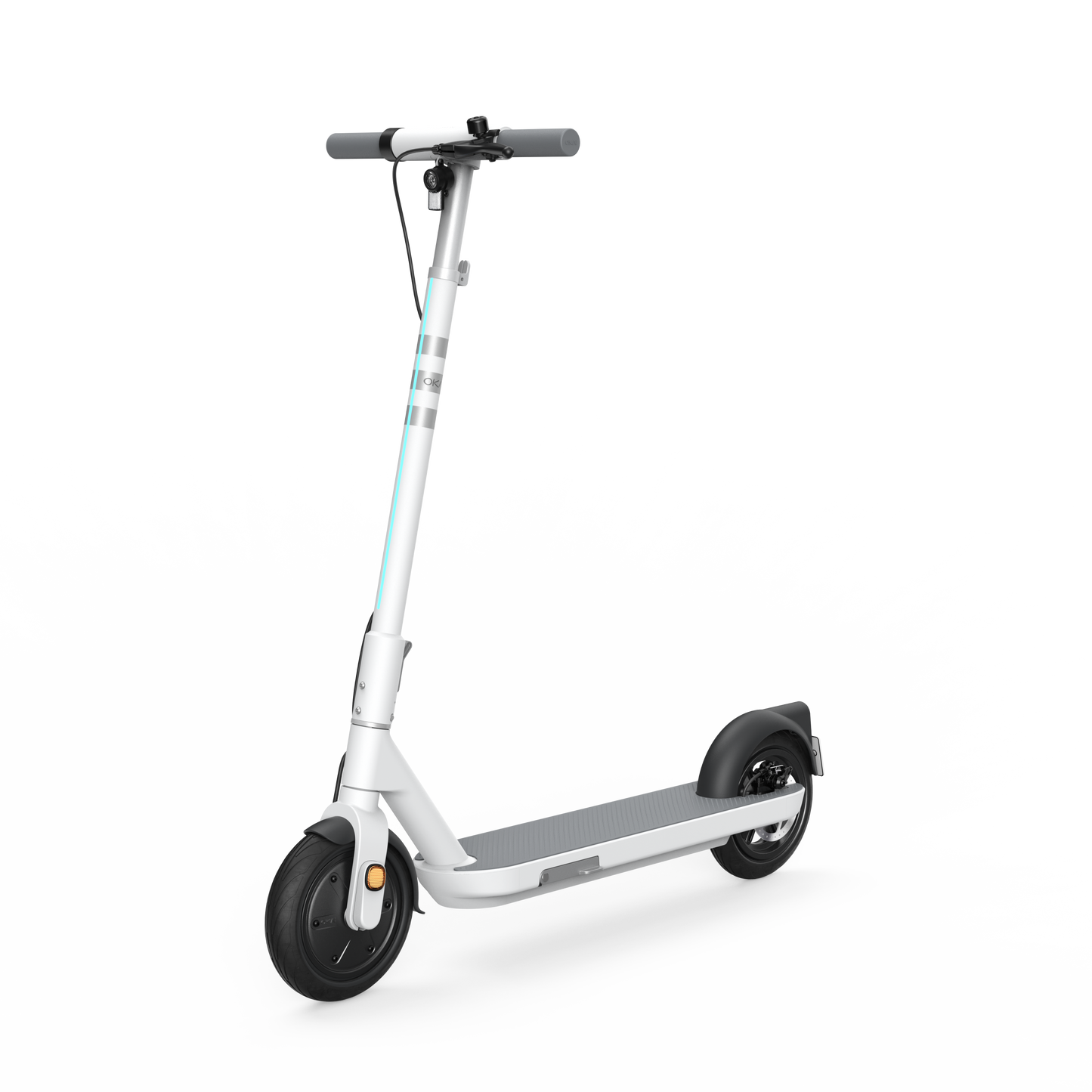 Foldable Electric Scooter w/18.6 Miles Max Operating Range & 15.5 mph Max Speed - White  Shop One Place
