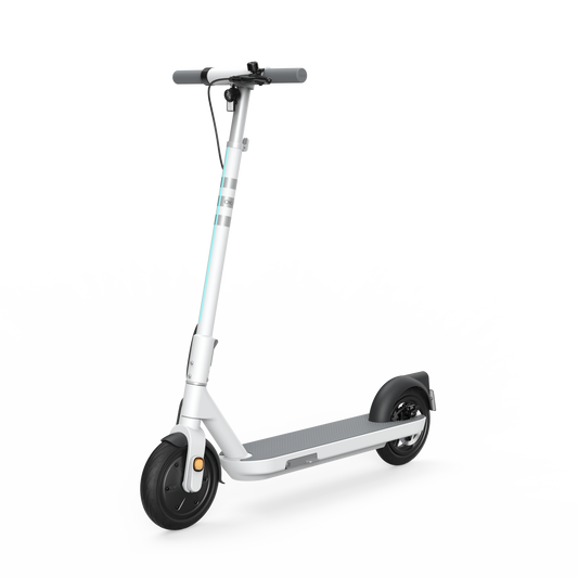 Foldable Electric Scooter w/18.6 Miles Max Operating Range & 15.5 mph Max Speed - White  Shop One Place