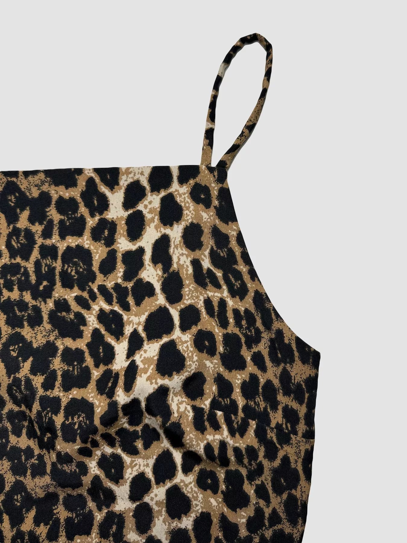 Leopard Print Cami Top – Backless Tie-Back Women’s Going-Out Top  Shop One Place