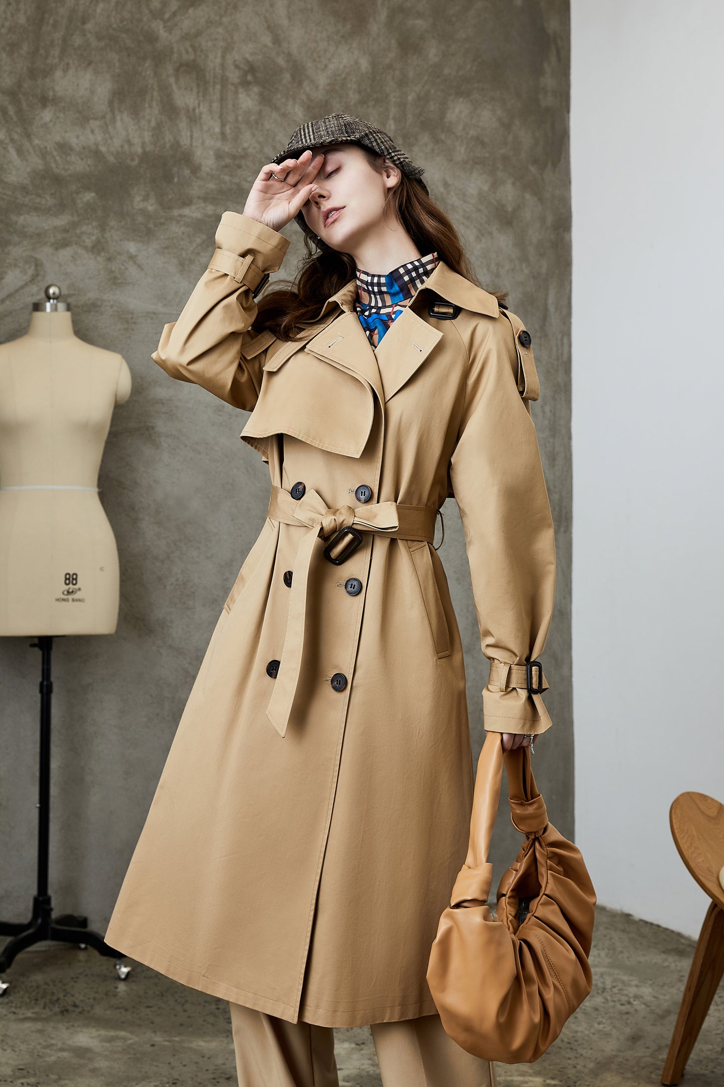 Element Overknee Long Trench Coat