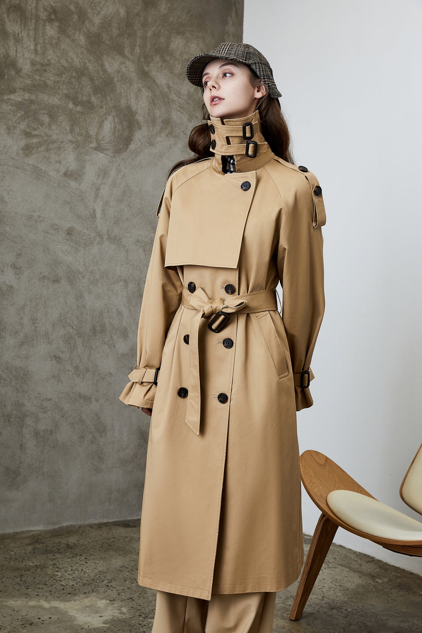 Element Overknee Long Trench Coat