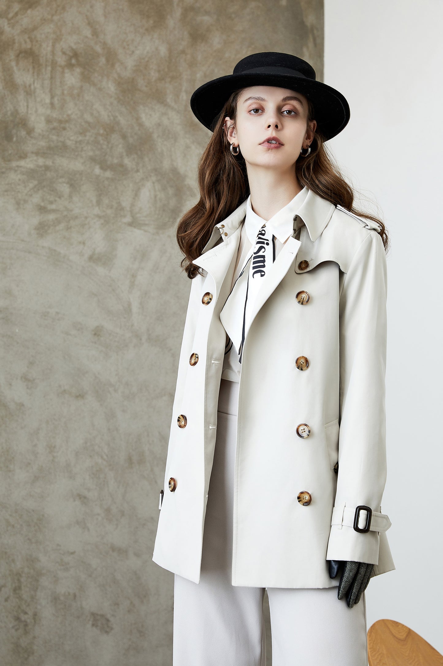 Women's Long Commuting Elegant Trench Coat