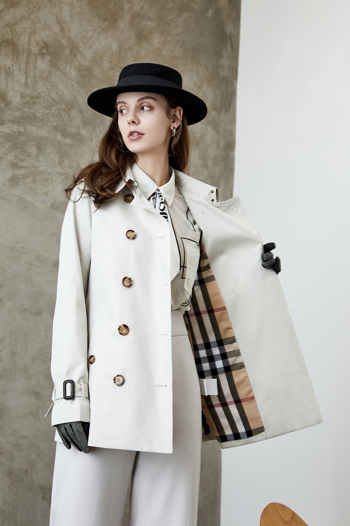 Women's Long Commuting Elegant Trench Coat