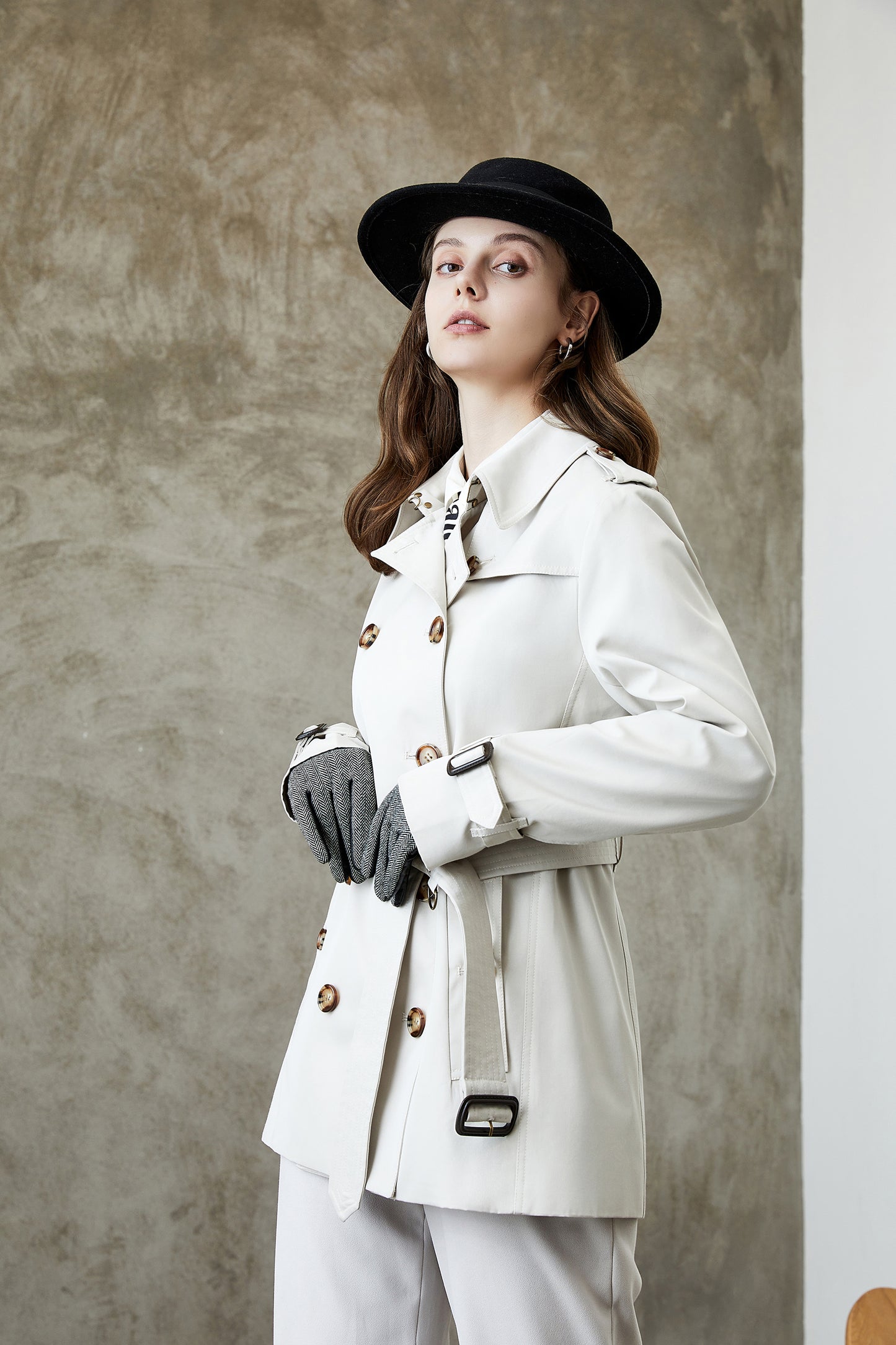 Women's Long Commuting Elegant Trench Coat