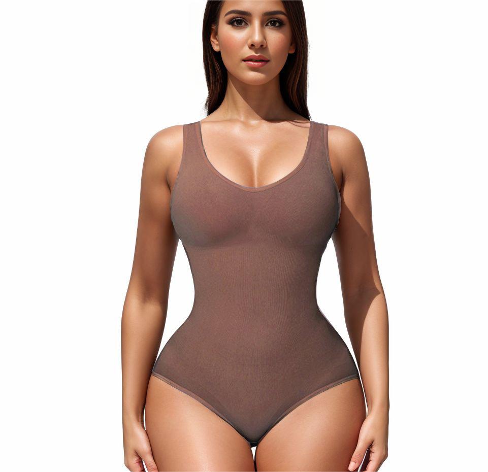 Seamless Hip Raise Skinny Belly Contracting Jumpsuit Shapewear