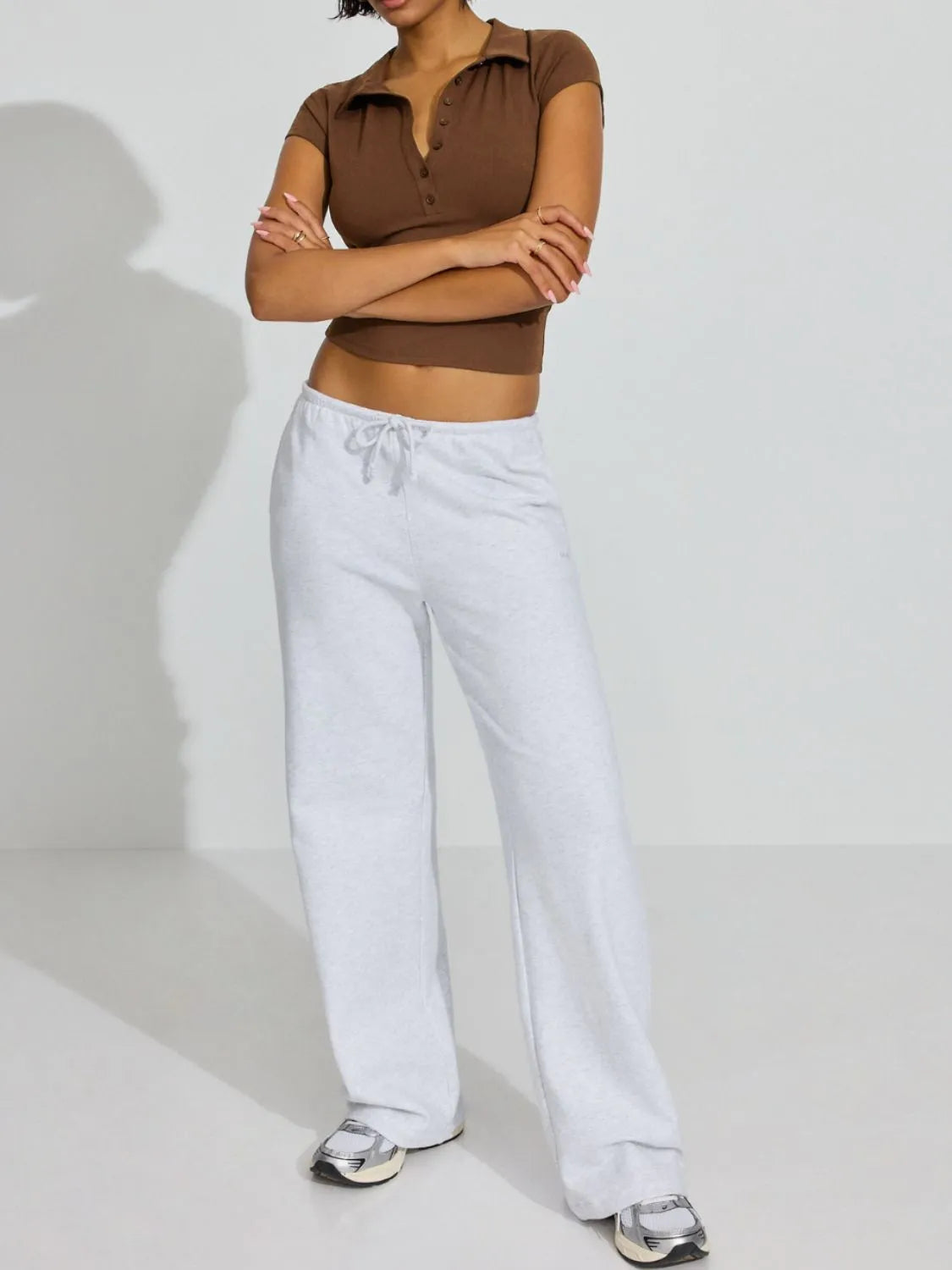 Collared Neck Short Sleeve Top  Shop One Place